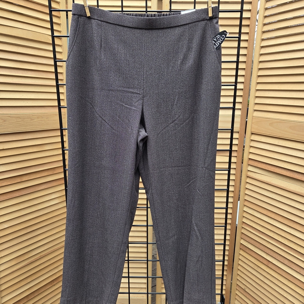 Kim Roger's Women's Brown Classic Work Pants